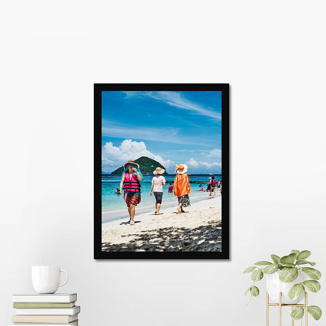 Colourful Beach Poster