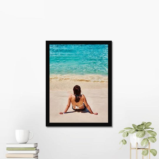 A Girl on The Beach Poster