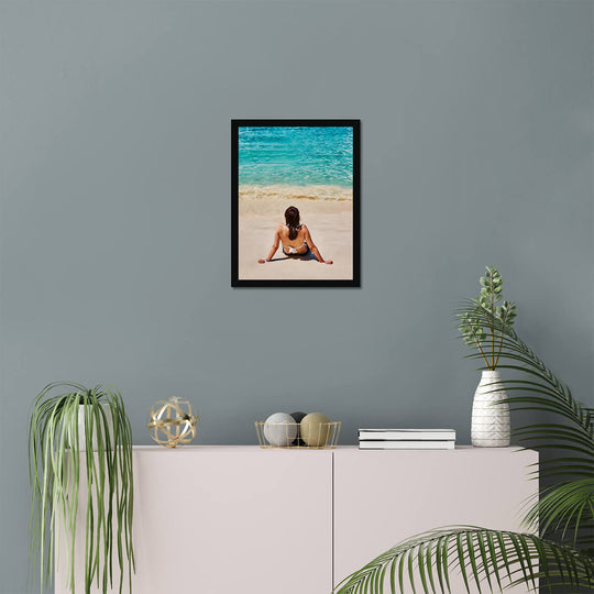 A Girl on The Beach Poster