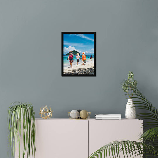 Colourful Beach Poster