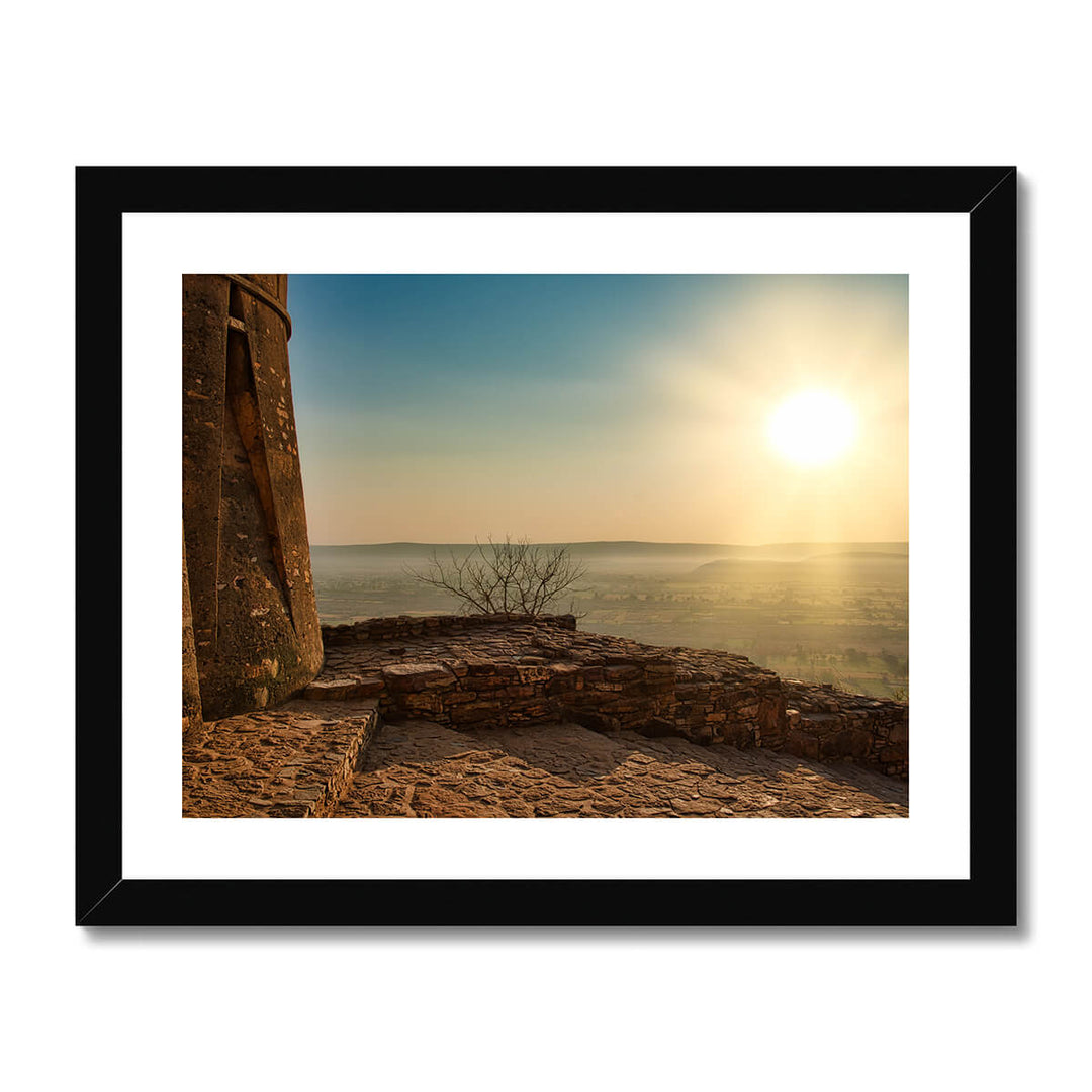 Scenic Sunrise From Chittaurgarh Fort Print