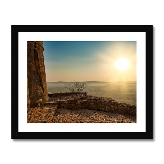 Scenic Sunrise From Chittaurgarh Fort Print