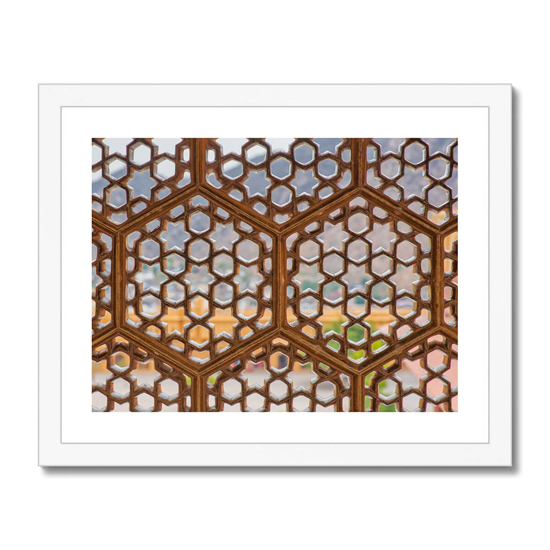 Hexagonal Structures Print