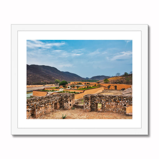 View from Amber Fort Print