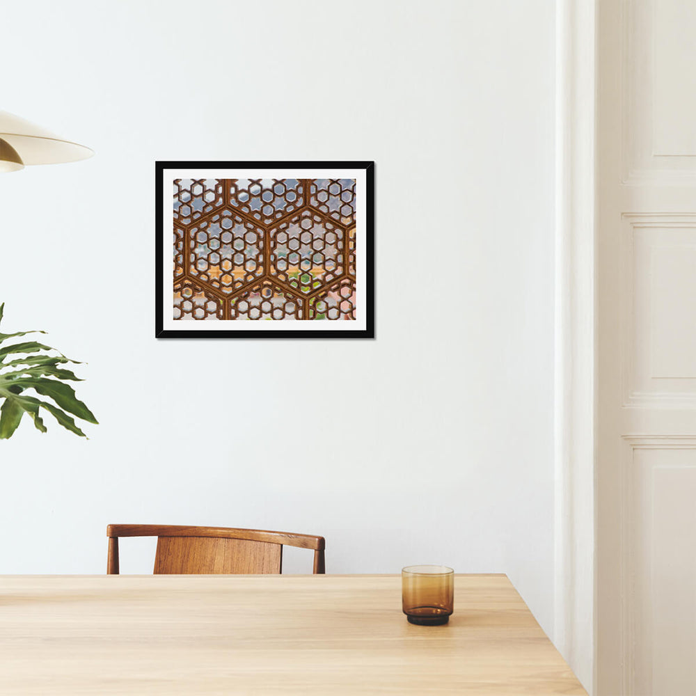 Hexagonal Structures Print